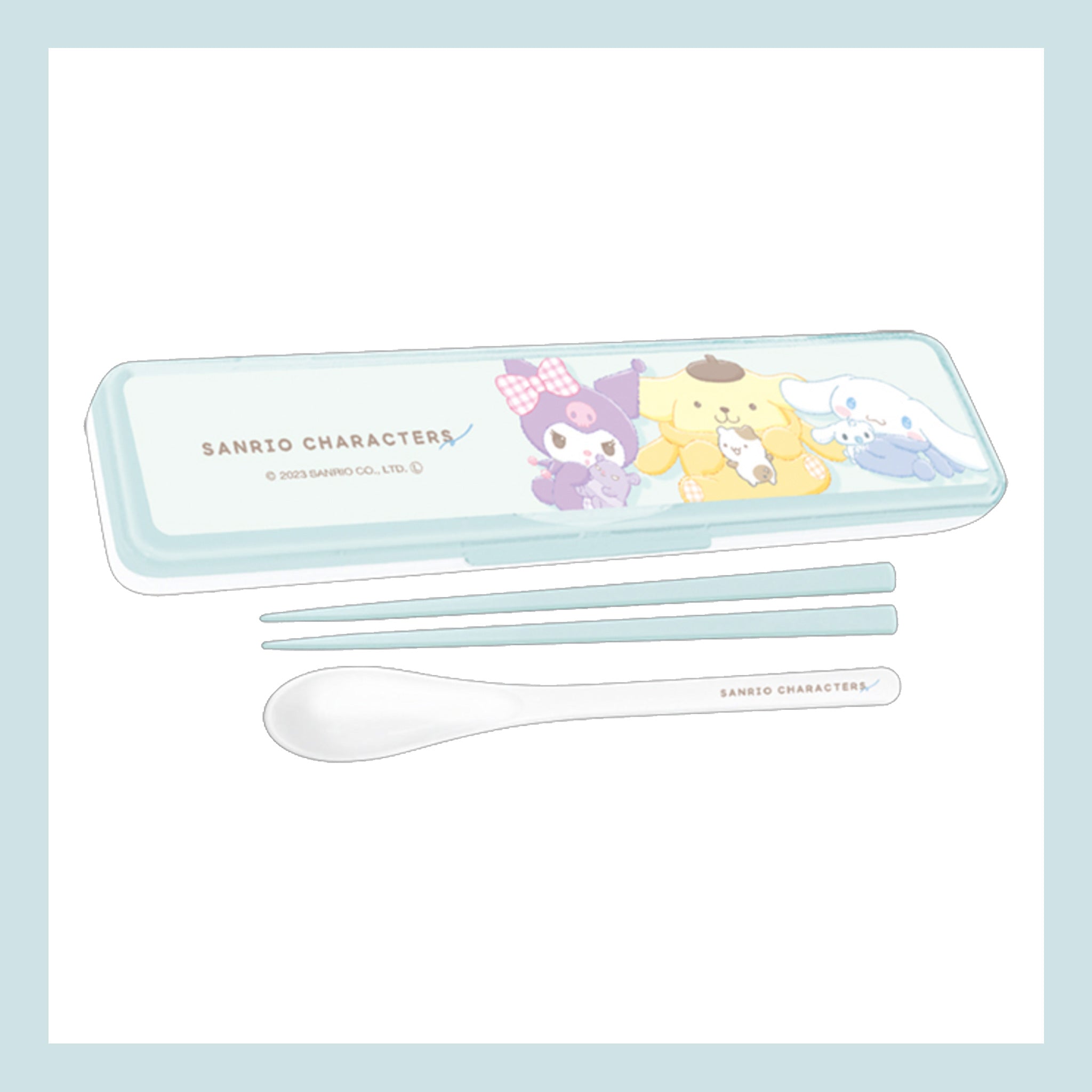 Sanrio Chopsticks 18cm & Spoon with Case