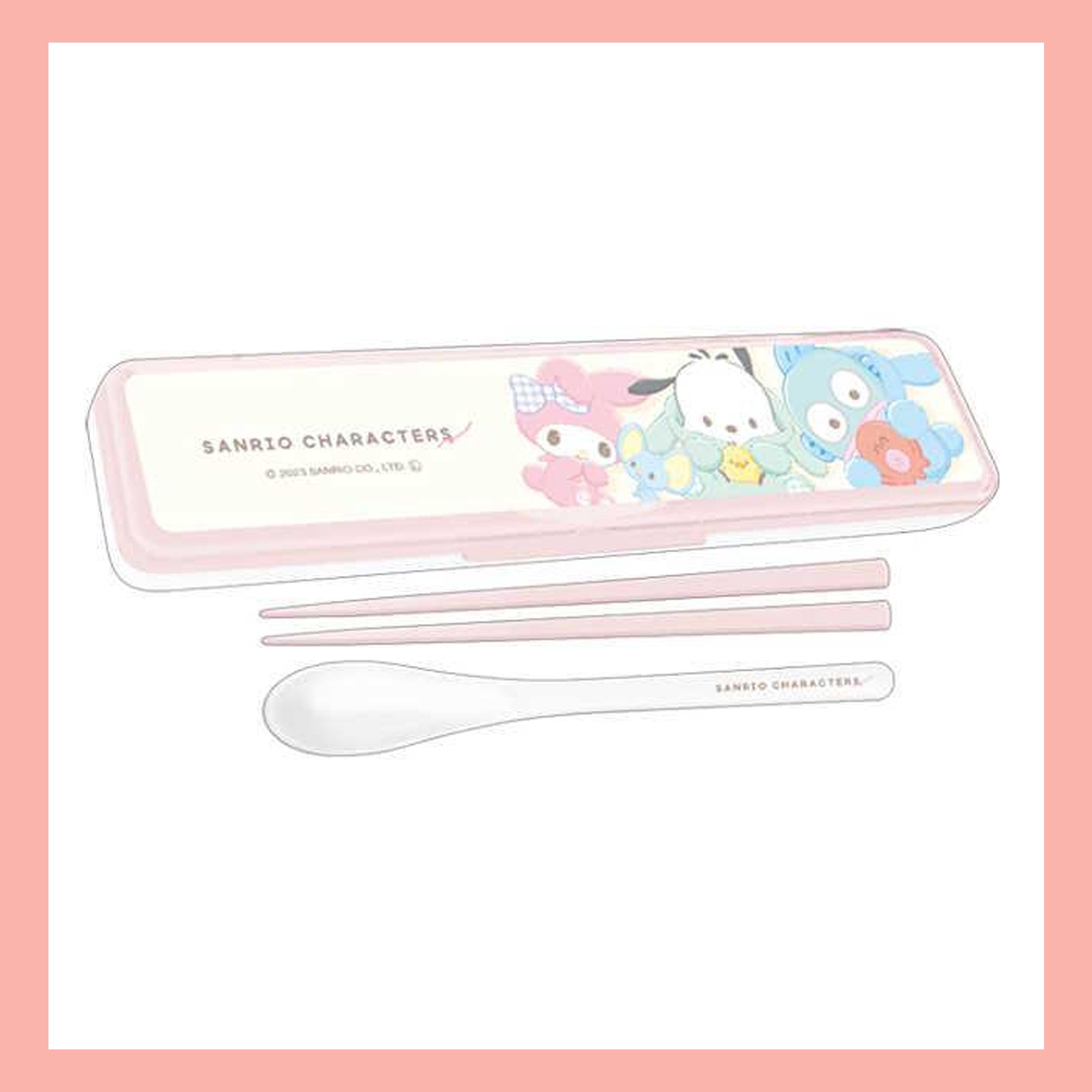 Sanrio Chopsticks 18cm & Spoon with Case