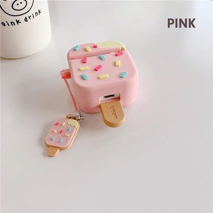 Silicone Ice Cream Aipods Case