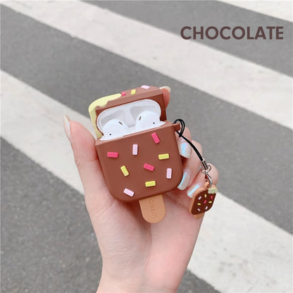 Silicone Ice Cream Aipods Case