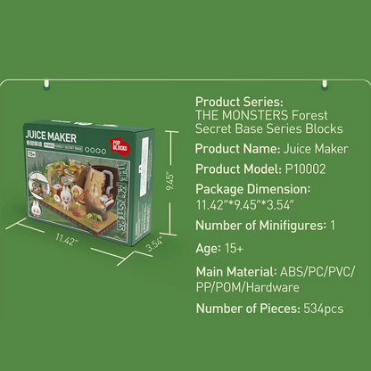 THE MONSTERS Forest Secret Base Series Blocks-Juice Maker