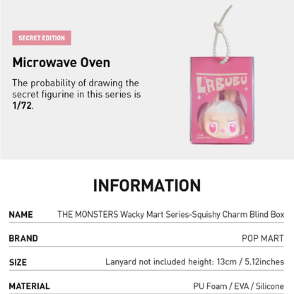 POP MART THE MONSTERS Wacky Mart Series-Squishy Charm Blind Box