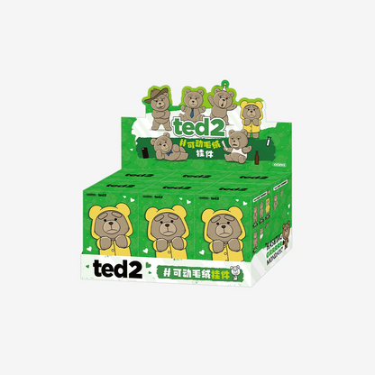 POP MART Ted2 Teddy Bear Action Plush Pendant Blind Box