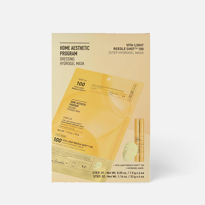 VT Vita-light Reedle Shot 100 2Step Hydrogel Mask 1 box/4 pcs