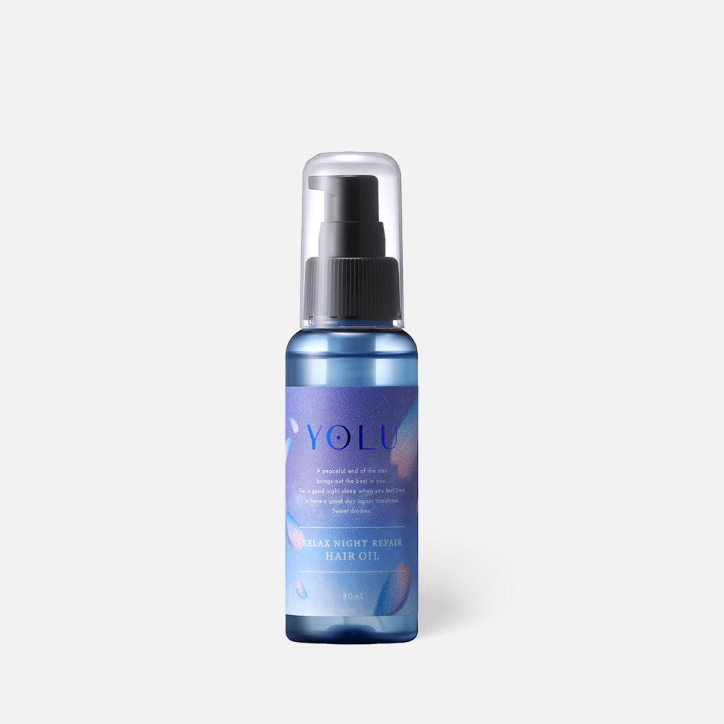 YOLU Relax 夜间修复护发油 80ml 樱花和铃兰