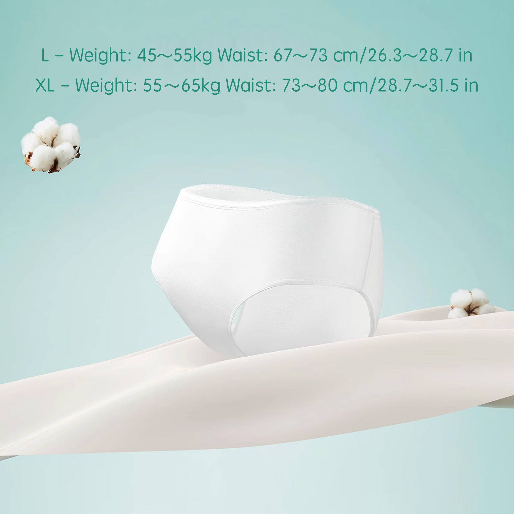 YOUNGTIME 3A Disposable Women's Panties White 5pcs