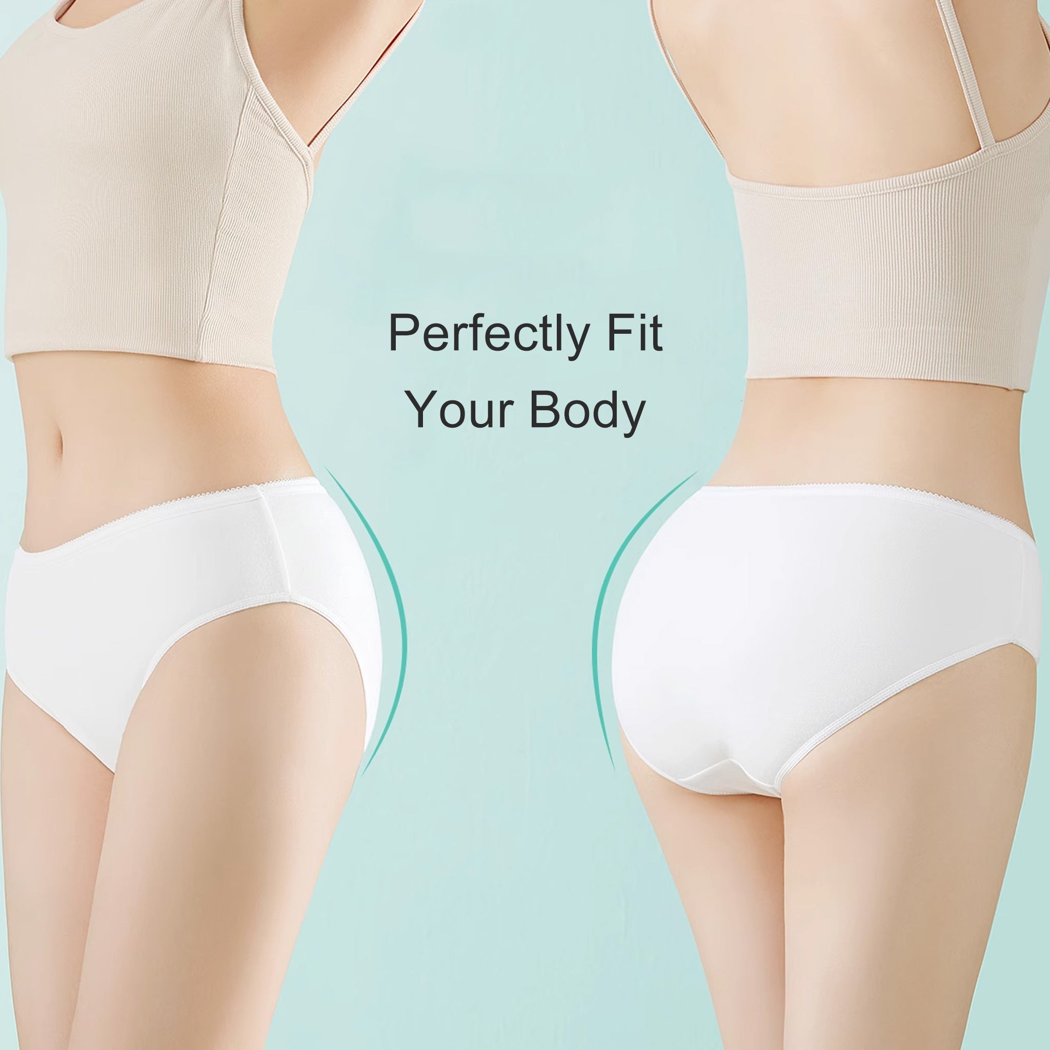YOUNGTIME 3A Disposable Women's Panties White 5pcs