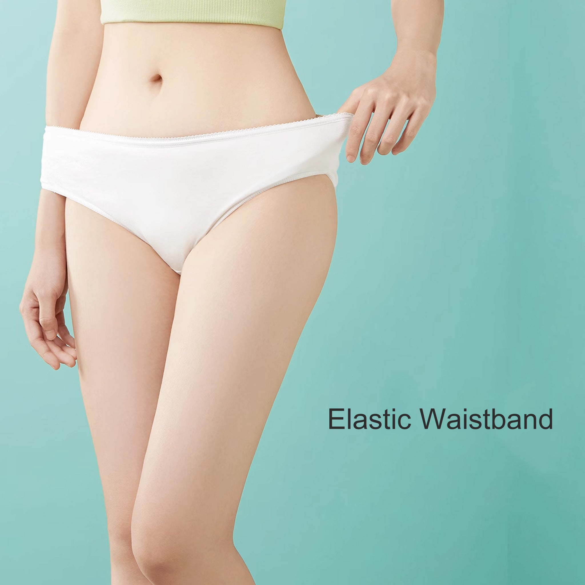 YOUNGTIME 3A Disposable Women's Panties White 5pcs