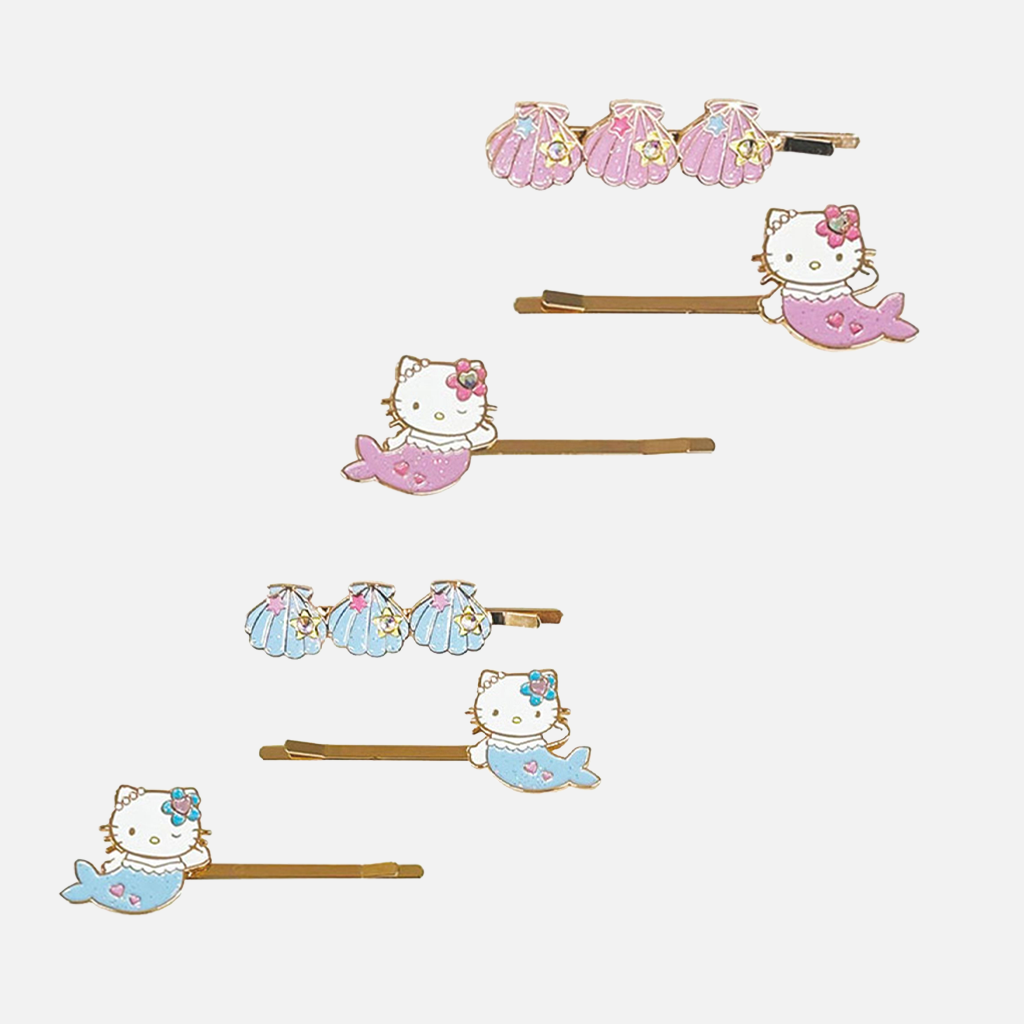 NIC Sanrio Hello Kitty Hairpin Set Mermaid 3 pcs