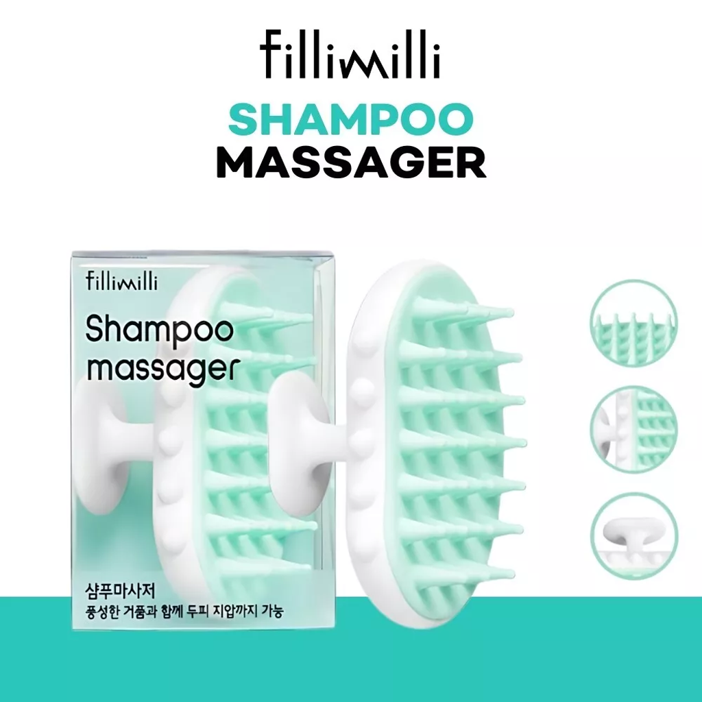 fillimilli 头皮按摩清洁刷 1 件
