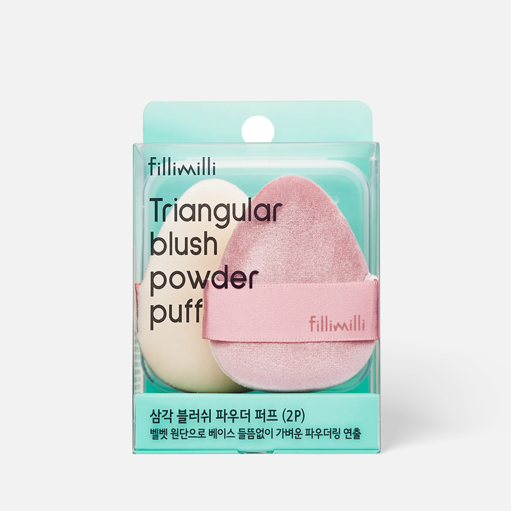 Fillimilli fillimilli Triangular Blush Powder Puff Set 2 pcs – LAMOUR Beauty & Life