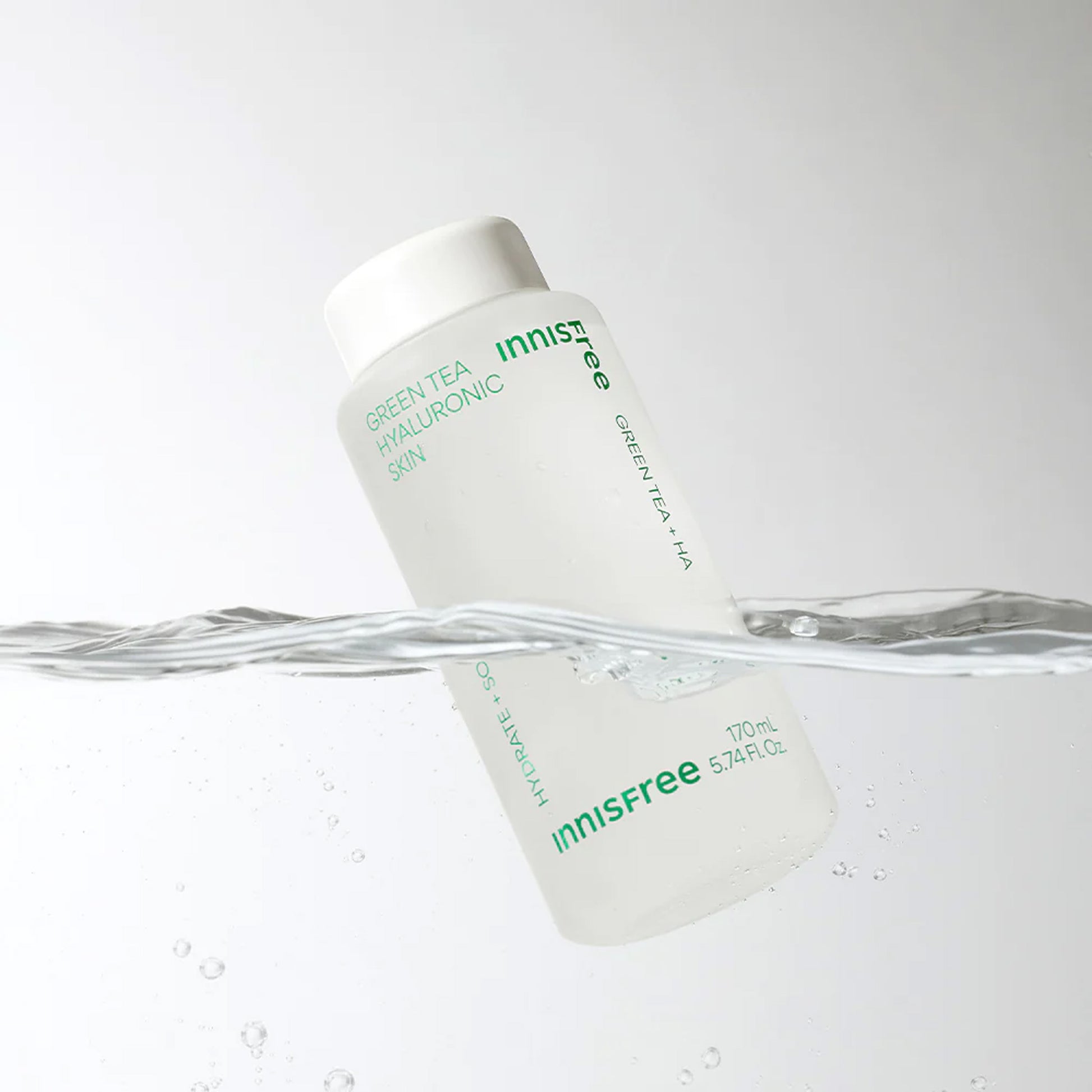A refreshing toner enriched with green tea and hyaluronic acid. This hydrating toner helps to soothe and balance your skin while delivering essential moisture. 