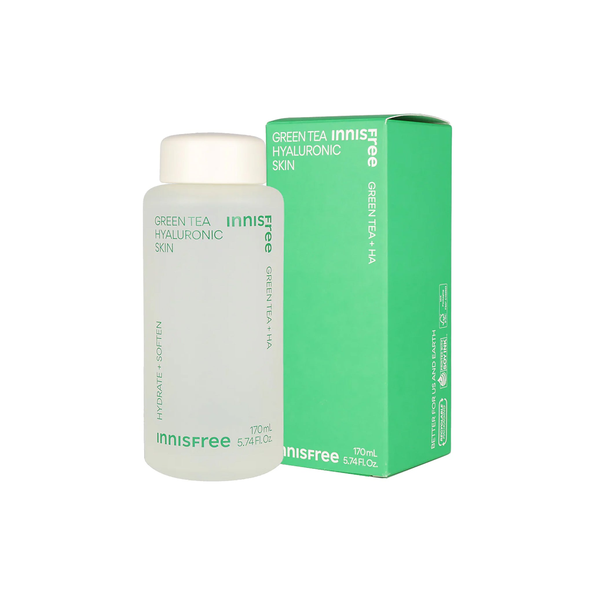 innisfree 悦诗风吟 绿茶玻尿酸爽肤水 170ml