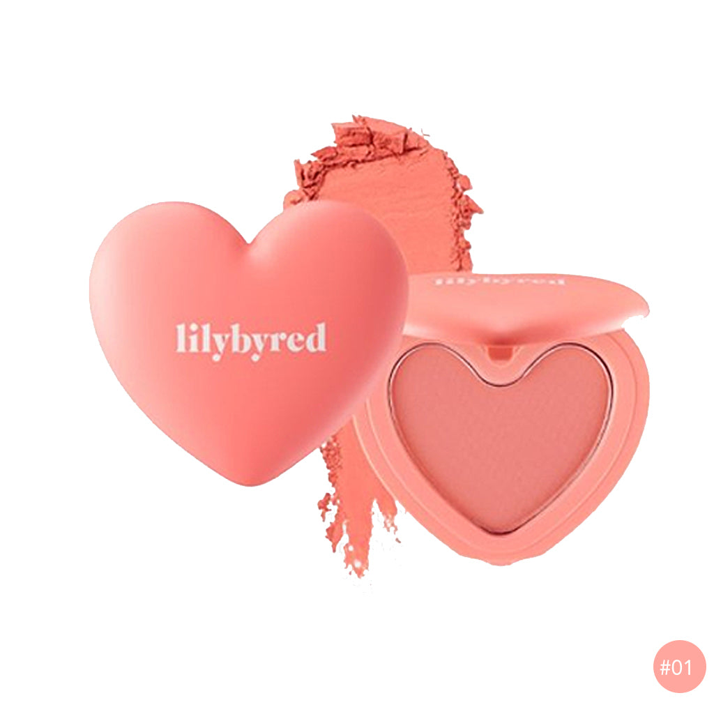 lilybyred 爱心粉质腮红 4.3 克