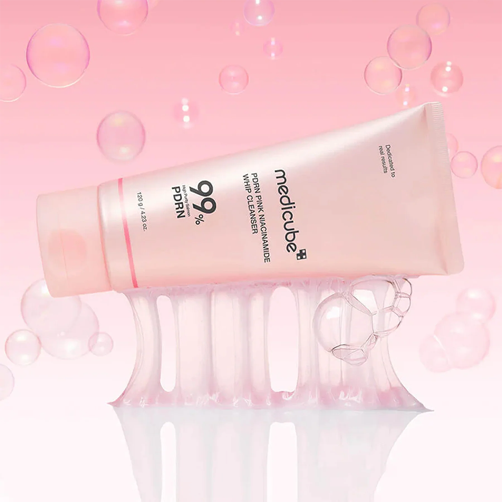 medicube PDRN Pink Niacinamide Whip Cleanser 120g