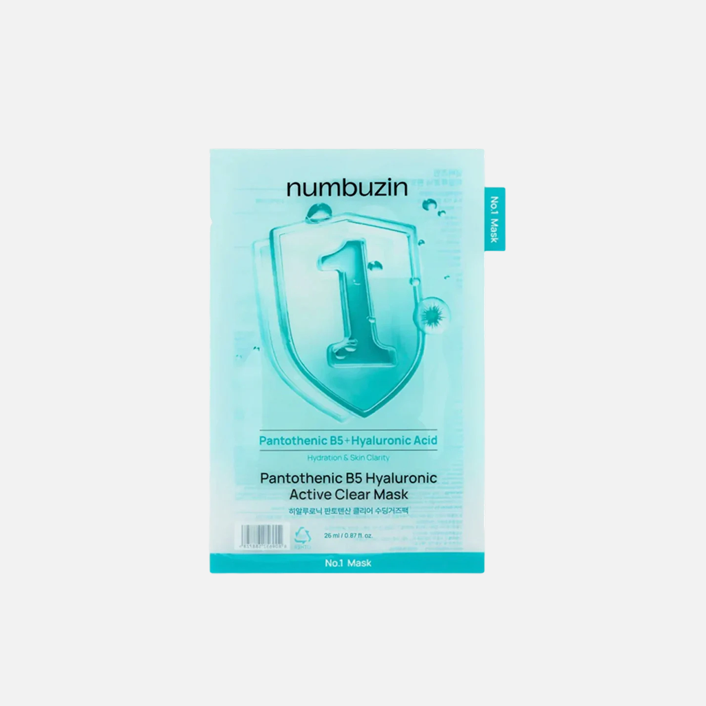 numbuzin NO.1 Pantothenic B5 Active Clear Mask 1pc