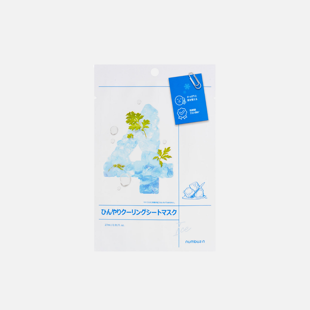 numbuzin No.4 Icy Soothing Sheet Mask